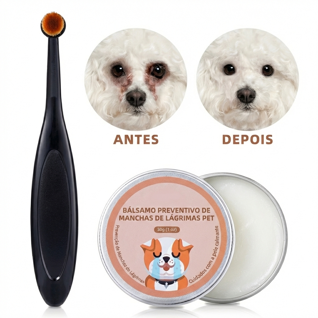 LivoGlow™ Bálsamo Ocular- Reduz Manchas e Protege os Pelos | Pincel Grátis