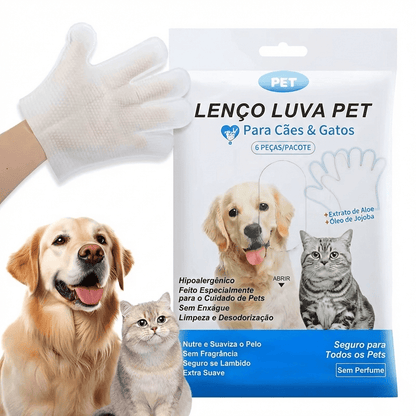LivoGlove™ - Lenços Tipo Luva de Limpeza a Seco Para Gatos e Cachorros