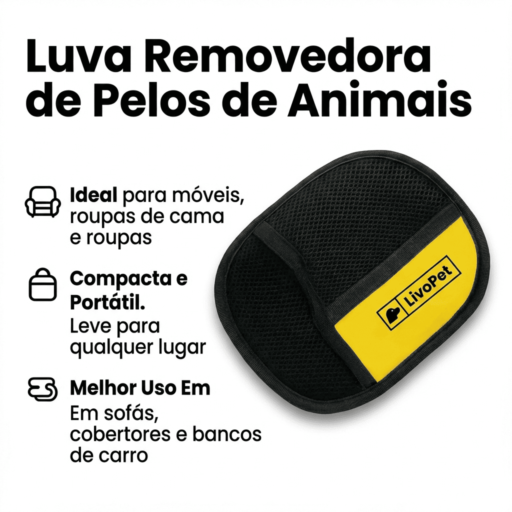 Luva LivoGrip™ - O Ímã de Pelos - (Leve 2 pague 1)